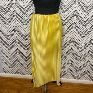Zara Golden Skirt With Tags Never Worn
